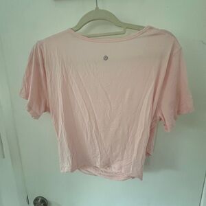 lululemon athletica Pink Women's cropped workout top